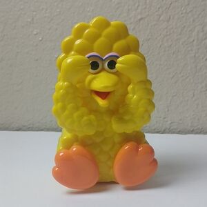 Sesame Street Wind Up Vintage 90s Baby Big Bird By ILLCO Musical Peek-A-Boo‎
